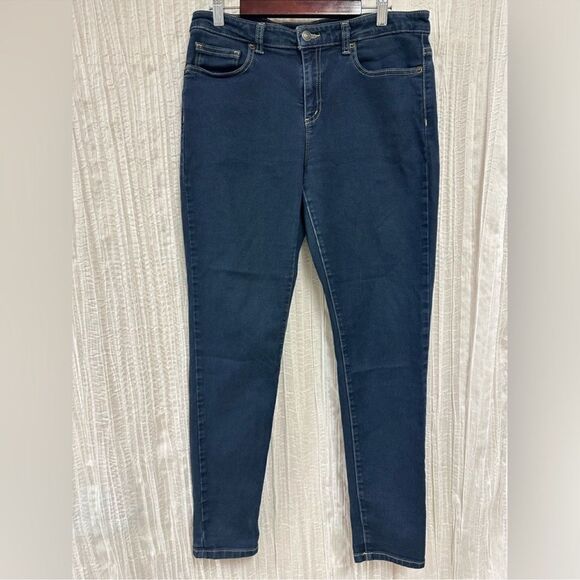 MK 10 IZZY SKINNY DARK WASH LIGHTWEIGHT 28” INSEAM JEANS - Picture 1 of 13